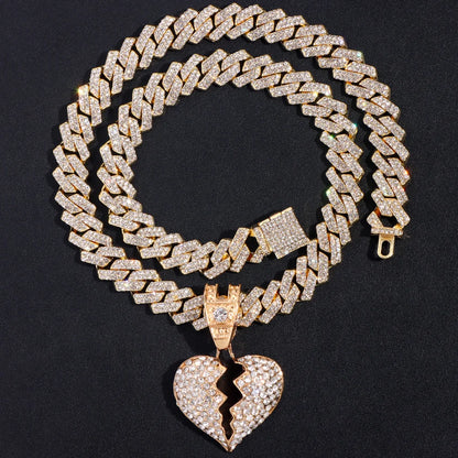 Iced Out heartbreak cuban chain